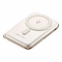 Vention FHNW0 10000mAh 20W bezvadu magnētiskais portatīvais lādētājs balts