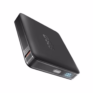 Внешний аккумулятор SBS HD 10 Вт 5000 мАч USB-C с ЖК-дисплеем — чёрный