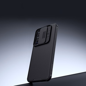 Nillkin CamShield Pro apvalks Samsung Galaxy A55 ar kameras vāciņu - melns