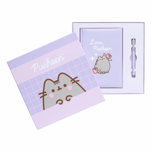 Pusheen Moments A5 piezīmju grāmatas un pildspalvas komplekts
