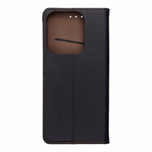 SMART PRO Book ādas apvalks viedtālrunim XIAOMI Redmi 15C (173,16 x 81,07 x 8,2) - melns
