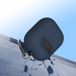 Tech-Protect plāns vāciņš ar āķi Samsung Galaxy Buds 3 / 3 FE / 3 Pro - tumši zils