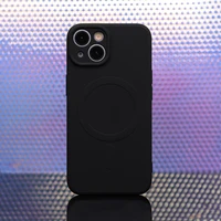 Simple Color Magnētiskais viedtālruņa apvalks iPhone 14 6,1" melns
