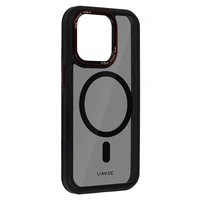 Liavec Hybrid MagSafe viedtālruņa apvalks iPhone 15 Pro Max pelēks