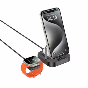 Wireles charger Hoco 3in1 3A 5W compatible with Apple Watch CQ16A black