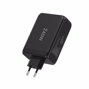 Tech-Protect NC240W-GaN 4 portu 240 W sienas lādētājs - melns