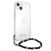 Guess GUHCP13MKPSBK iPhone 13 6.1" Caurspīdīgs cietais apvalks Melnais Pērle