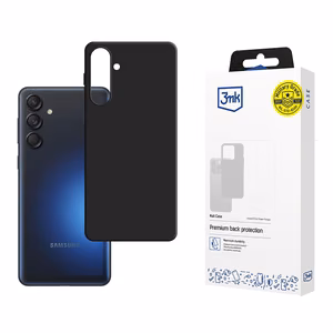 3mk matēts apvalks viedtālrunim Samsung Galaxy M55 - melns