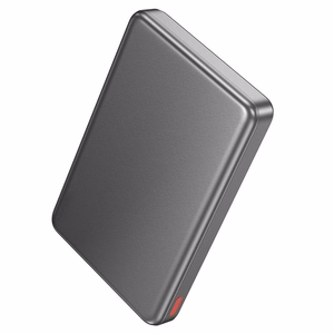 Portatīvais lādētājs saderīgs ar MagSafe Hoco 10000 mAh QC PD 2A 20W Q26A metāla pelēka