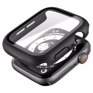 Spigen Thin Fit 360 maciņš modelim Apple Watch 44 mm – melns