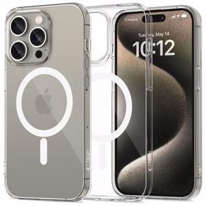 Tech-Protect FlexAir Magnētiskais viedtālruņa apvalks iPhone 15 Pro - caurspīdīgs