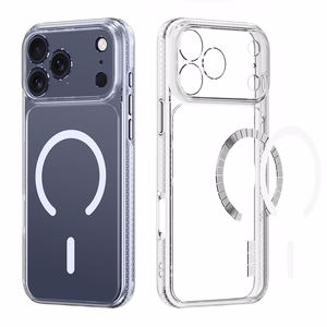 DUX DUCIS CLIN MAG aizsargvāciņš ierīcei iPhone 18 Pro Max / 17 Pro Max, saderīgs ar MagSafe, krāsa – caurspīdīga