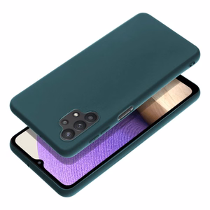 MATT viedtālruņa apvalks SAMSUNG A32 LTE ( 4G ) tumši zaļš