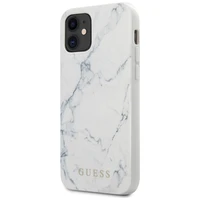 Guess Marmora viedtālruņa apvalks iPhone 12 mini 5.4" - balts