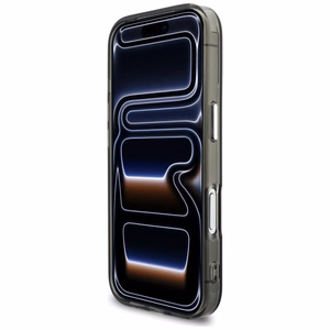 Karl Lagerfeld IML KL Script Logo MagSafe чехол для iPhone 17 Pro Max чёрный