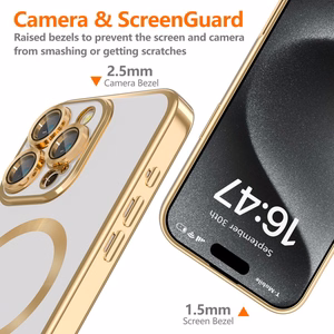 Tech-Protect MagFlex Magnētiskais viedtālruņa apvalks iPhone 16 Pro Max - zelta