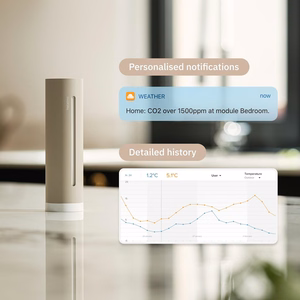 Netatmo NWS-S – viedā meteoroloģiskā stacija, smilšu krāsā