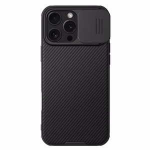 Nillkin CamShield Pro iPhone 16 Pro viedtālruņa apvalks (melns)