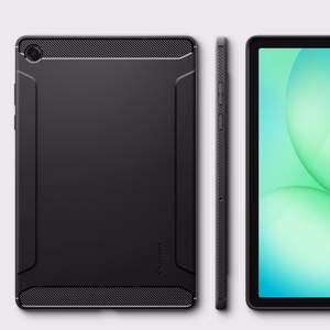 Spigen Rugged Armor macins priekš Samsung Galaxy Tab A11+ Plus 11.0 X230 / X235 / X236 - Melns