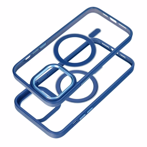 COLOR EDGE MAG COVER magnētiskais viedtālruņa apvalks, savietojams ar MagSafe, IPHONE 16, tumši zils