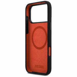BMW M Silicon Tricolor Line MagSafe чехол iPhone 17 Pro Max - черный