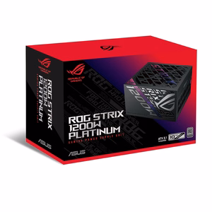 ASUS ROG -STRIX-1200P-GAMING barošanas bloks 1200 W 20+4 pin ATX ATX melns