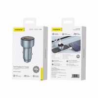 Auto lādētājs Foneng C18 48W USB-C/USB-A pelēks