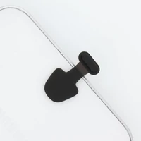 Lightning uzlādes ligzdas vāciņš ar turētāju melns