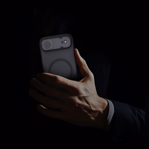 Nillkin CamShield Pro MagSafe saderīgs apvalks iPhone 17 Air - caurspīdīgs, melns
