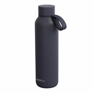 Quokka Solid With Strap nerūsējošā tērauda termopudele ar siksniņu, 630 ml, Slānekļa krāsā