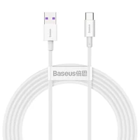 Baseus kabelis Superior USB - USB-C 2,0 m balts 66W