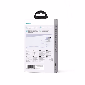 Joyroom Multi-Color Series S-A34 USB-A / USB-C 100W kabelis 1m - violets