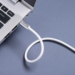 Kabelis USB C uz USB C Forcell F-Energy QC4.0 PD 5A 240W Cafule Color 2 m CBN1 balts
