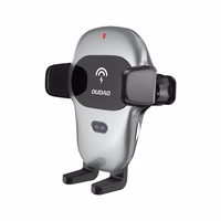 Auto turētājs Dudao "F20xs" Pelēks (Bezvadu charging 15W) (Not magnetic / Air Vent Grille)