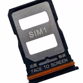 SIM card holder Xiaomi 12T/12T Pro Melns ORG