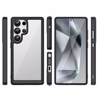 Viedtālruņa apvalks (m) ar Gel Frame Samsung Galaxy S25 Ultra - melns (m)