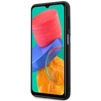 Guess GUHCSM33G4GFGR M33 5G M336 pelēks/pelēks cietais apvalks 4G Metal Gold Logo