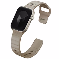UNIQ siksniņa Stride Apple Watch Series 1/2/3/4/5/6/7/8/9/SE/SE2 38/40/41mm FKM gumijas haki