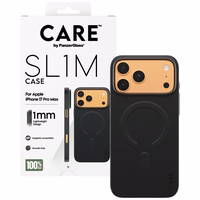 CARE by PanzerGlass SL1M MagSafe macins iPhone 17 Pro Max - melns