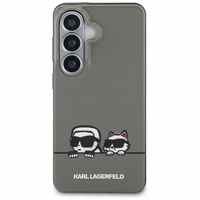 Karl Lagerfeld IML Peekaboo Karl&Choupette MagSafe Maciņš for Samsung Galaxy S26 - melns