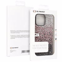 Tel Protect diamentiskais apvalks iPhone 15 Plus bordo