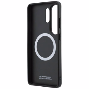 BMW Perforated Stripe Logo MagSafe Maciņš for Samsung Galaxy S26 Ultra - zils