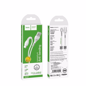 Kabelis USB A uz USB C Hoco 1 m X37 balts