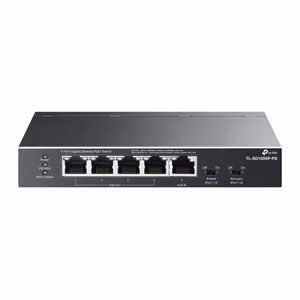 TP-Link TL-SG1005P-PD network switch Gigabit Ethernet (10/100/1000) Power over Ethernet (PoE) melns