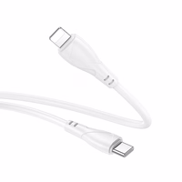 Borofone Kabelis BX121 Energy - Type C uz Lightning - PD 27W 1 metrs balts