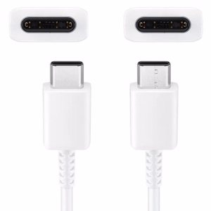 USB kabelis Samsung EP-DA705BWE 25W 3A Type-C-Type-C 1.0m balts