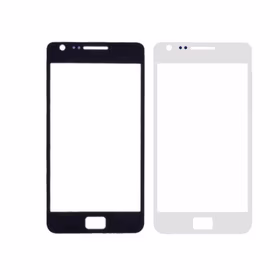 Outer Screen Glass Compatible With Samsung I9100 S2 Red HQ