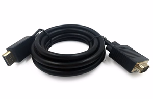 Gembird CCP-DPM-VGAM-6 video kabeļa adapteris 1,8 m VGA (D-Sub) DisplayPort melns