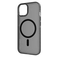 Decoded Caurspīdīgs ar rokturi viedtālruņa apvalks ar Magnētisko iPhone 15 Plus - pelēks un melns