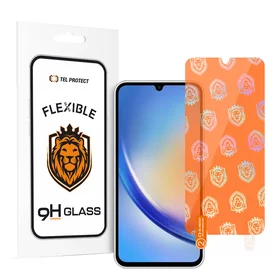 Tel Protect Labākais elastīgais hibrīda rūdītais stikls Samsung Galaxy A24 4G/A25 5G/M34 5G/A35/M35/M55 5G